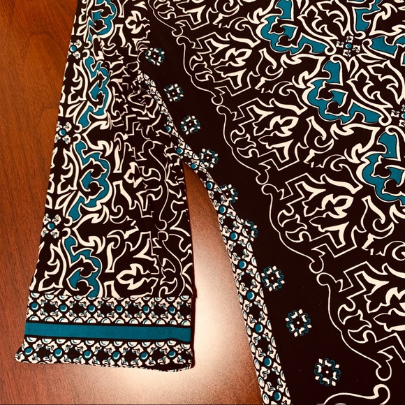 White House Black Market S Mini Dress 3/4 sleeves - Picture 3 of 5